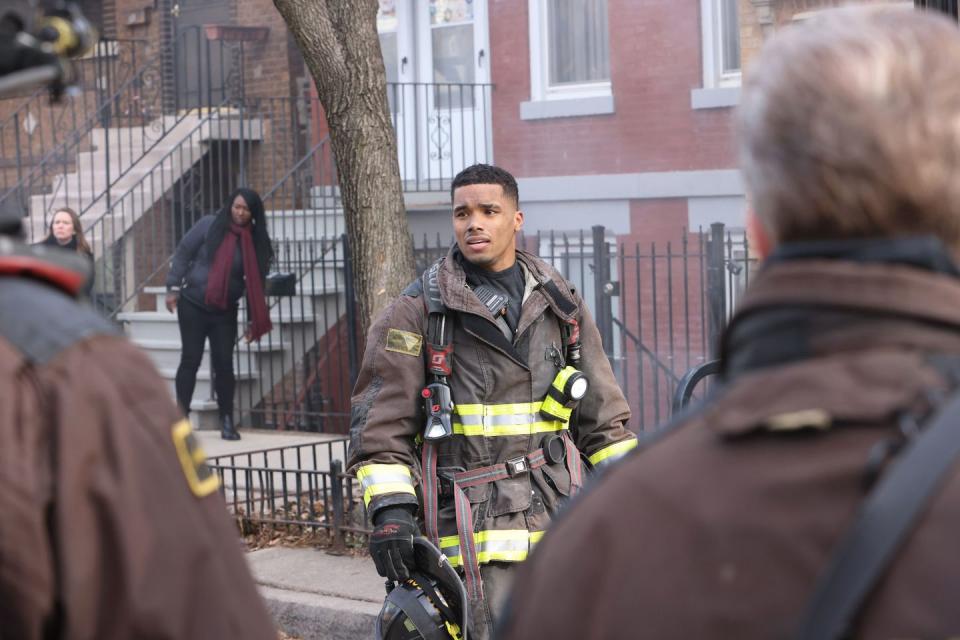 rome flynn as gibson, chicago fire season 12