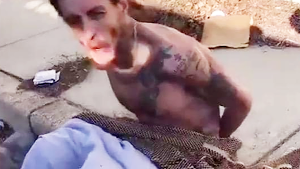 Delonte West, pictured here in disturbing videos that have surfaced on social media.