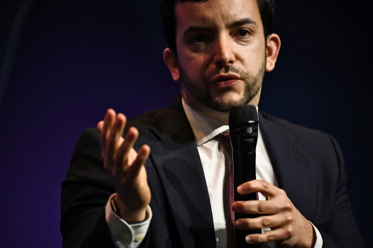 Le député du Rassemblement national Jean-Philippe Tanguy à Bordeaux, le 7 mars 2024 (Christophe ARCHAMBAULT)