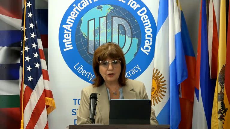 Patricia Bullrich, en Miami