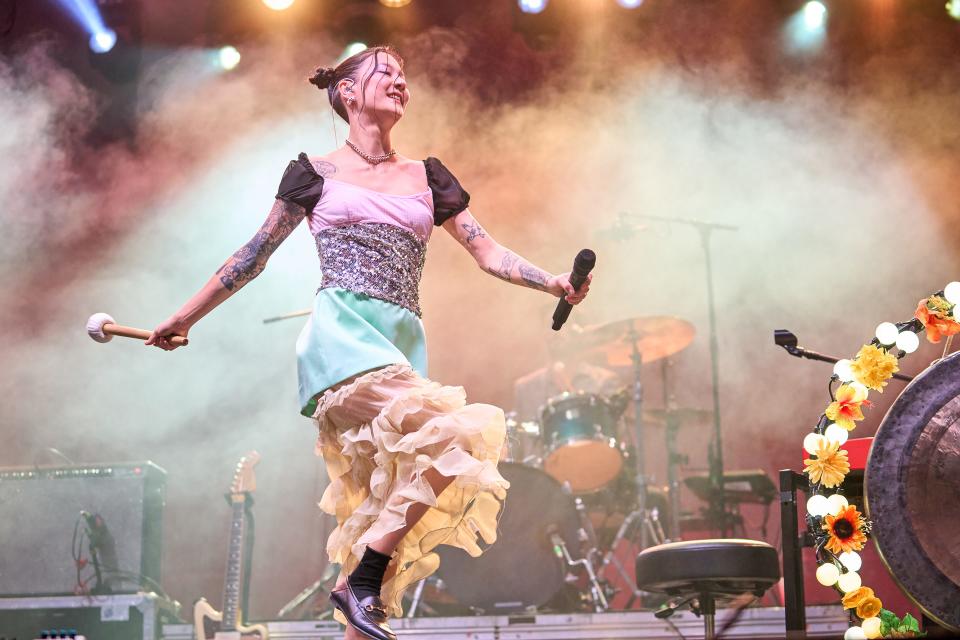 Japanese Breakfast perform on the Nicks stage during the second day of the Zona Music Festival at Margaret T. Hance Park in Phoenix on Dec. 4, 2022.