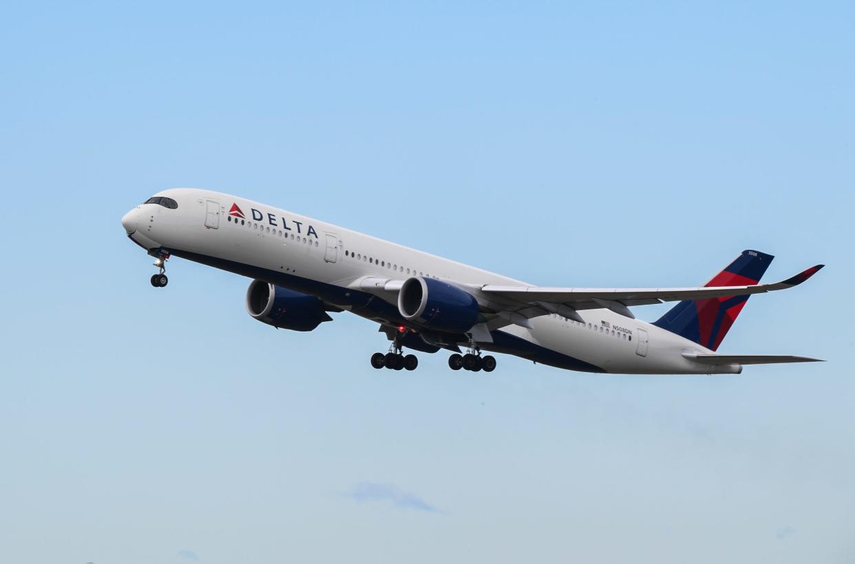 A Delta Air Lines Airbus.