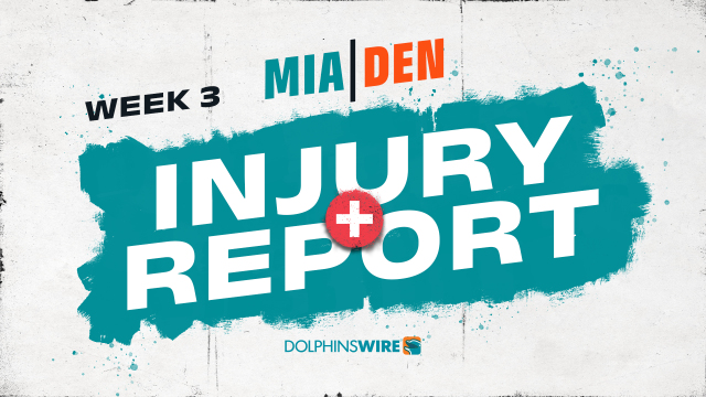 miami dolphins injury report today