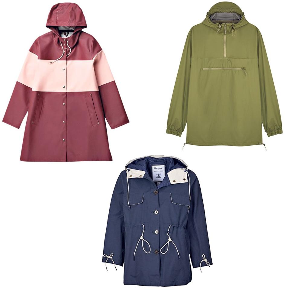 barbour raincoat rains