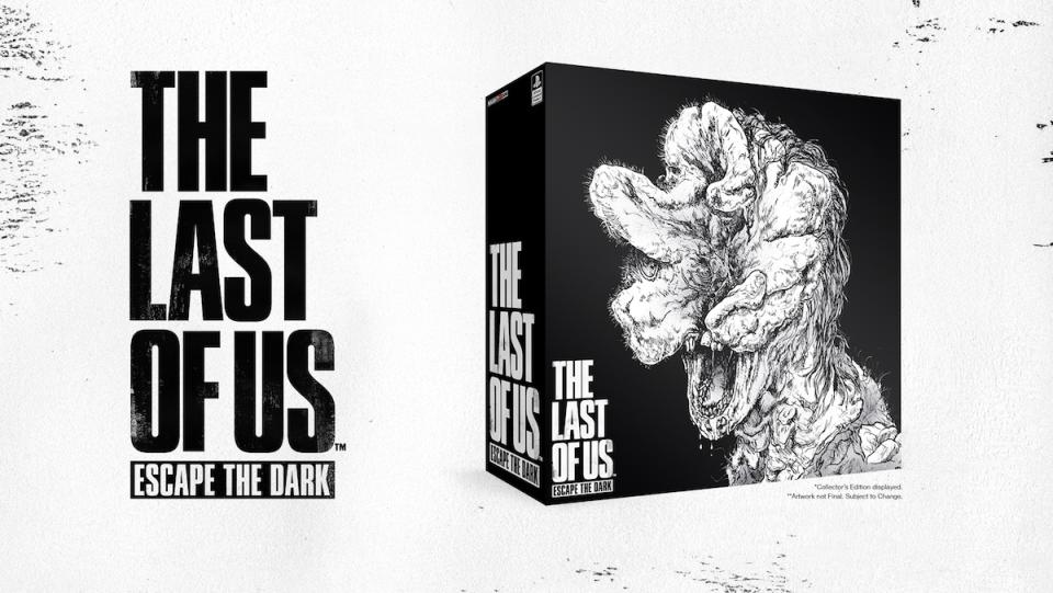 The Last of Us Board Game banner with title and boxx