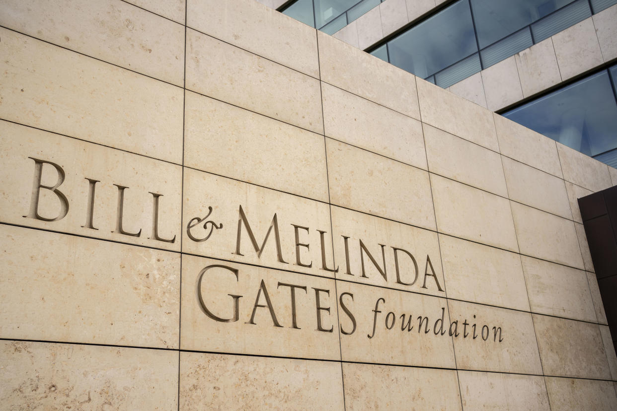 SEATTLE, WA - MAY 04: The exterior of the Bill and Melinda Gates Foundation is seen on May 4, 2021 in Seattle, Washington. Bill Gates and Melinda Gates announced their divorce yesterday, raising questions about the future of their foundation. (Photo by David Ryder/Getty Images)