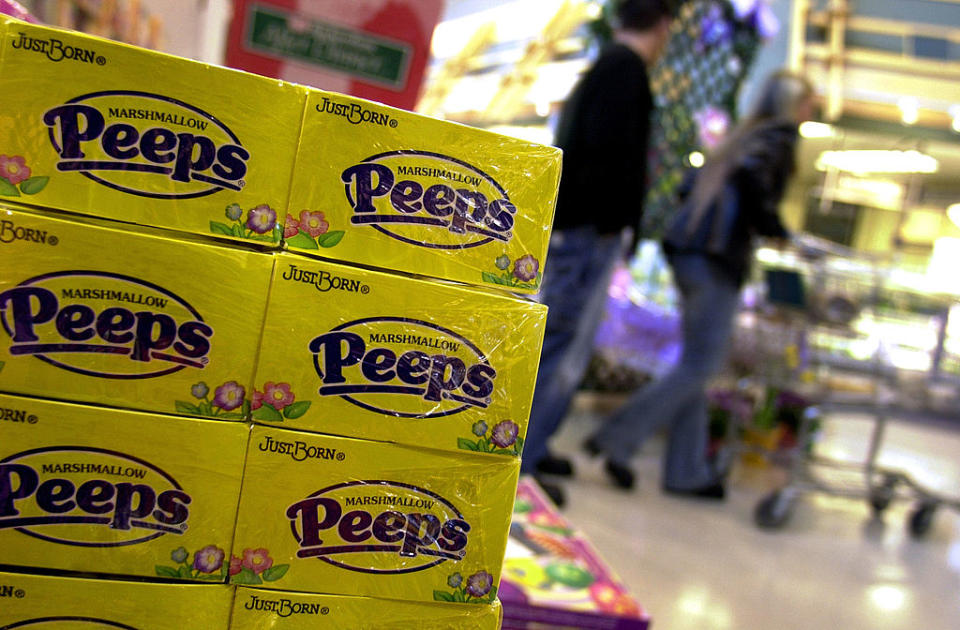 Peeps are already in stores for Easter. (Photo: William Thomas Cain/Getty Images) 