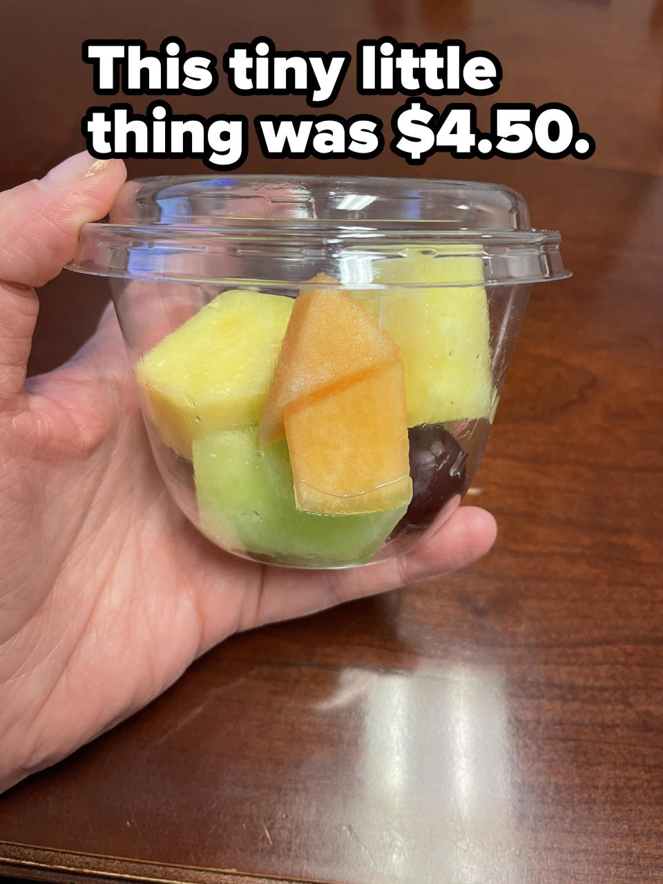 a tiny jar of fruit
