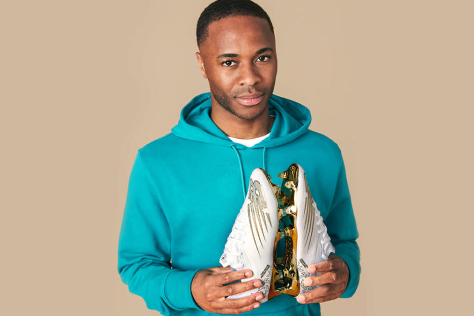 Soccer star Raheem Sterling is now a New Balance athlete. - Credit: Courtesy of New Balance