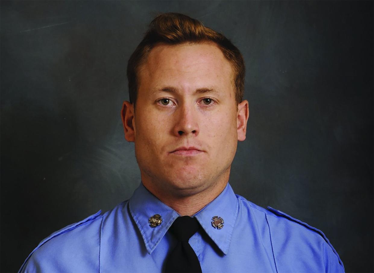 This image provided by the New York City Fire Department shows the official department photo of firefighter Timothy Klein.