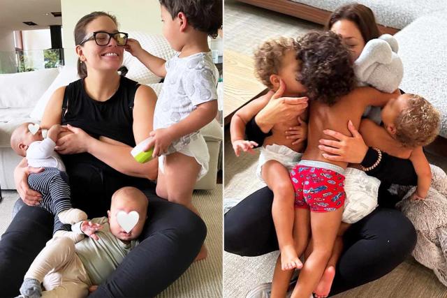 Ashley Graham Accurately Describes Life with 3 Kids Under Age 3