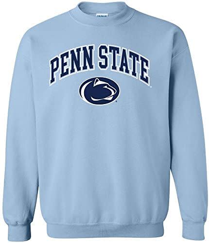 7) Penn State NCAA Crew Sweatshirt in Light Blue