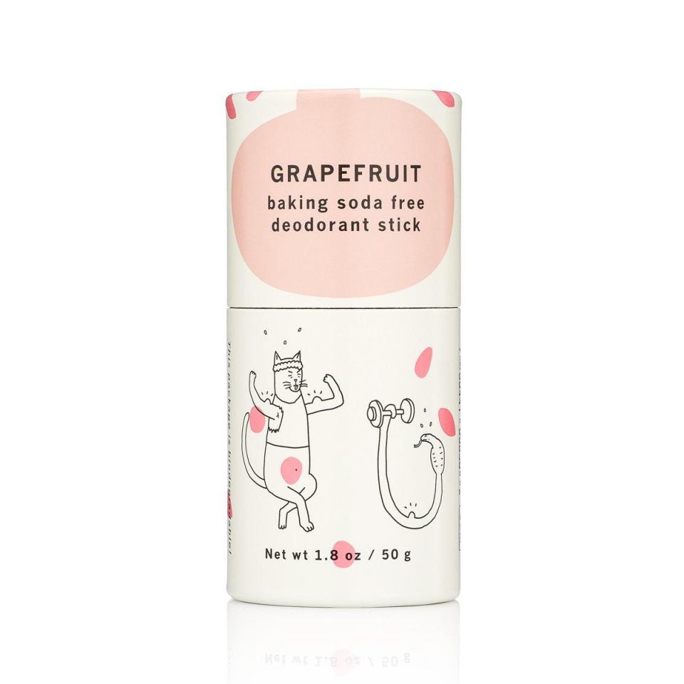 3) Grapefruit Baking Soda Free Deodorant Stick