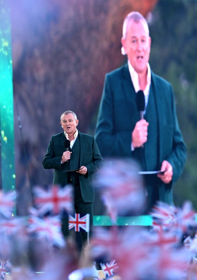 Hugh Bonneville at the Coronation Concert