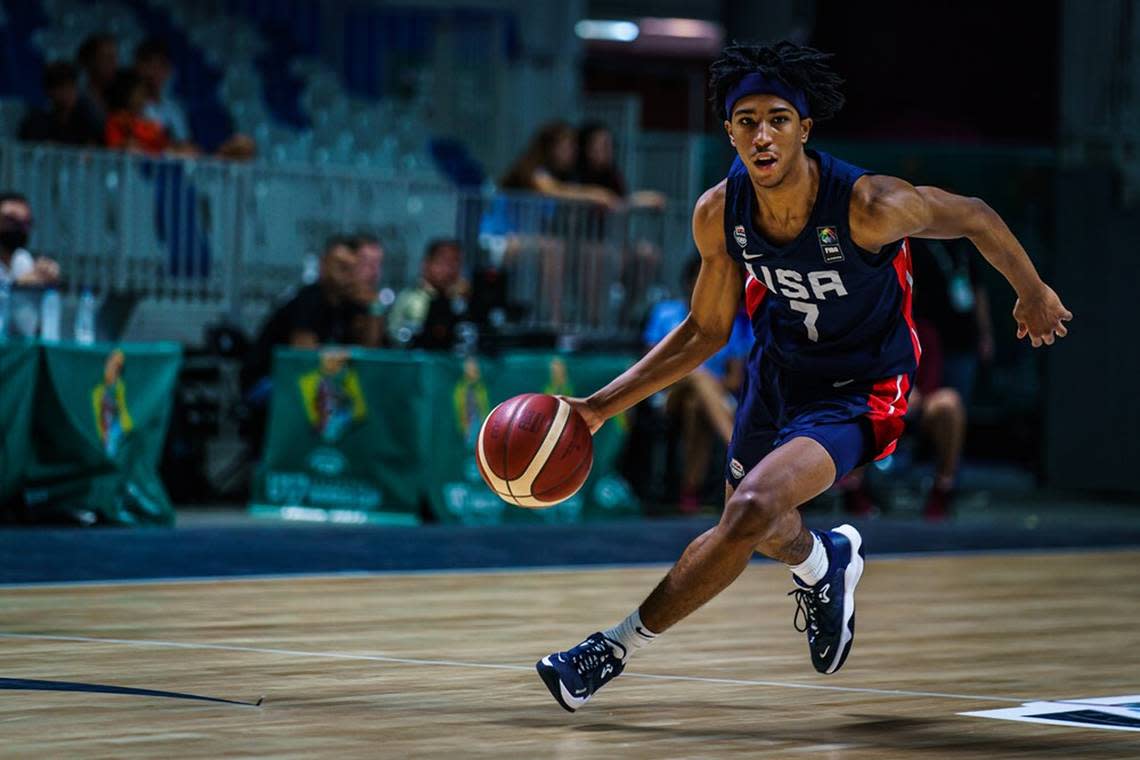 Boogie Fland was one of the standout players this summer for the USA Basketball team at the FIBA U17 World Cup in Spain.