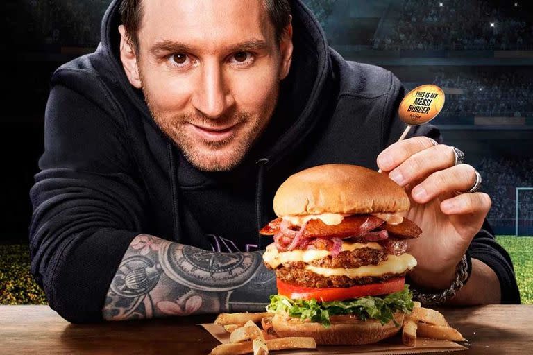 Messi hamburguesa