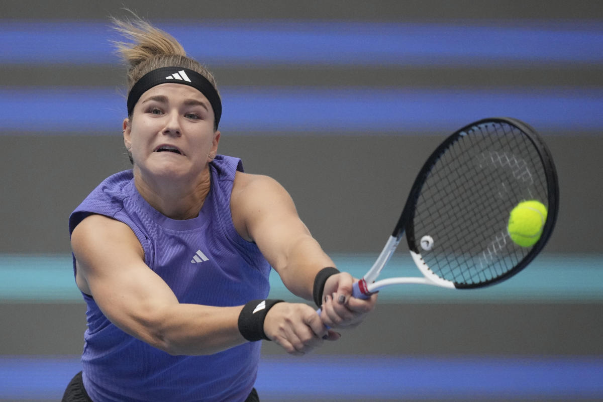 Muchova ends Sabalenka’s 15-match winning streak in China Open quarterfinals