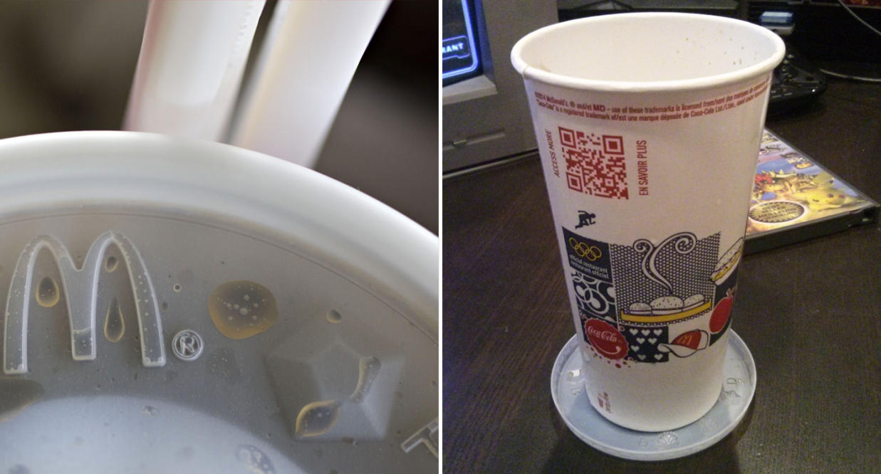 The internet is just finding out what the buttons on McDonald's cup lids  are for