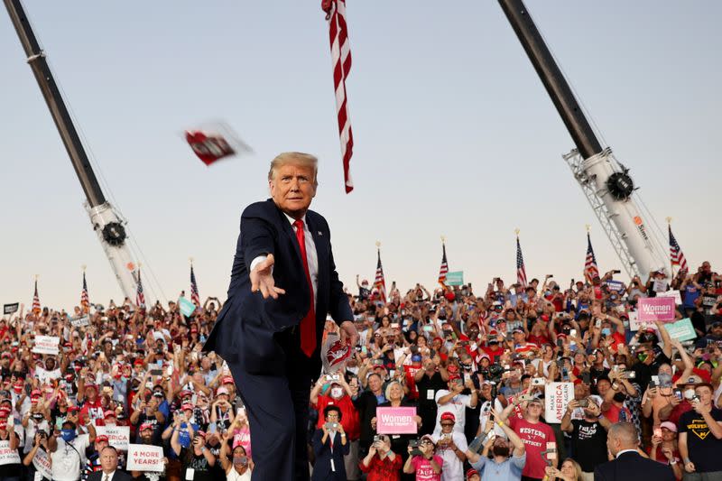 Foto de archivo. El presidente Donald Trump en un acto de campaña en Sanford, Florida