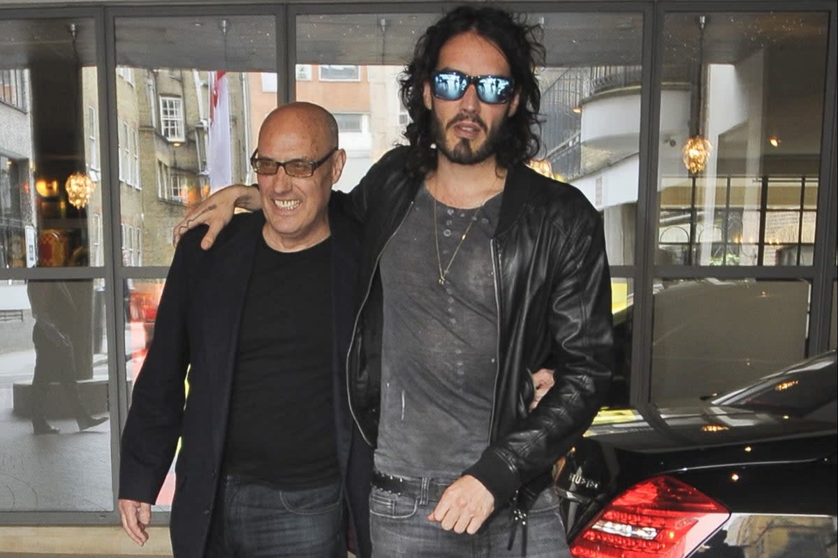 Russell Brand’s father has defended him and described the allegations as a ‘vendetta' (MATRIXPICTURES.CO.UK)