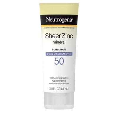 Sheer Zinc Oxide Dry-Touch Sunscreen Lotion