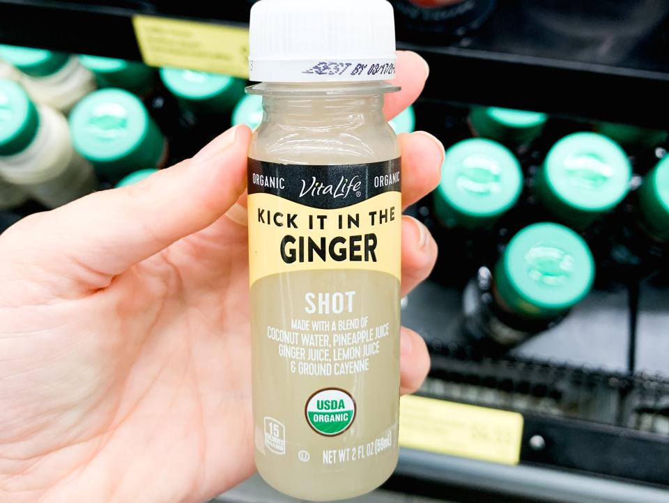 VivaLife ginger shot bottle