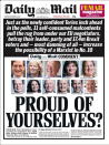 <p>The Daily Mail again attracted criticism after putting up the picture of 11 Conservative MPs who voted for parliament to have a final vote on the terms of the Brexit deal. Large numbers of Remainers criticised the Mail, and BBC newsreader Huw Edwards defended MPs right to vote with their conscience. </p>