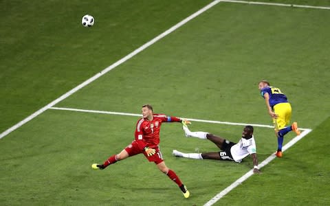 neuer lobbed - Credit: GETTY IMAGES