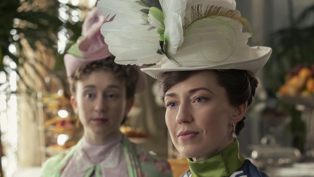  Taissa Farmiga and Carrie Coon in The Gilded Age. 