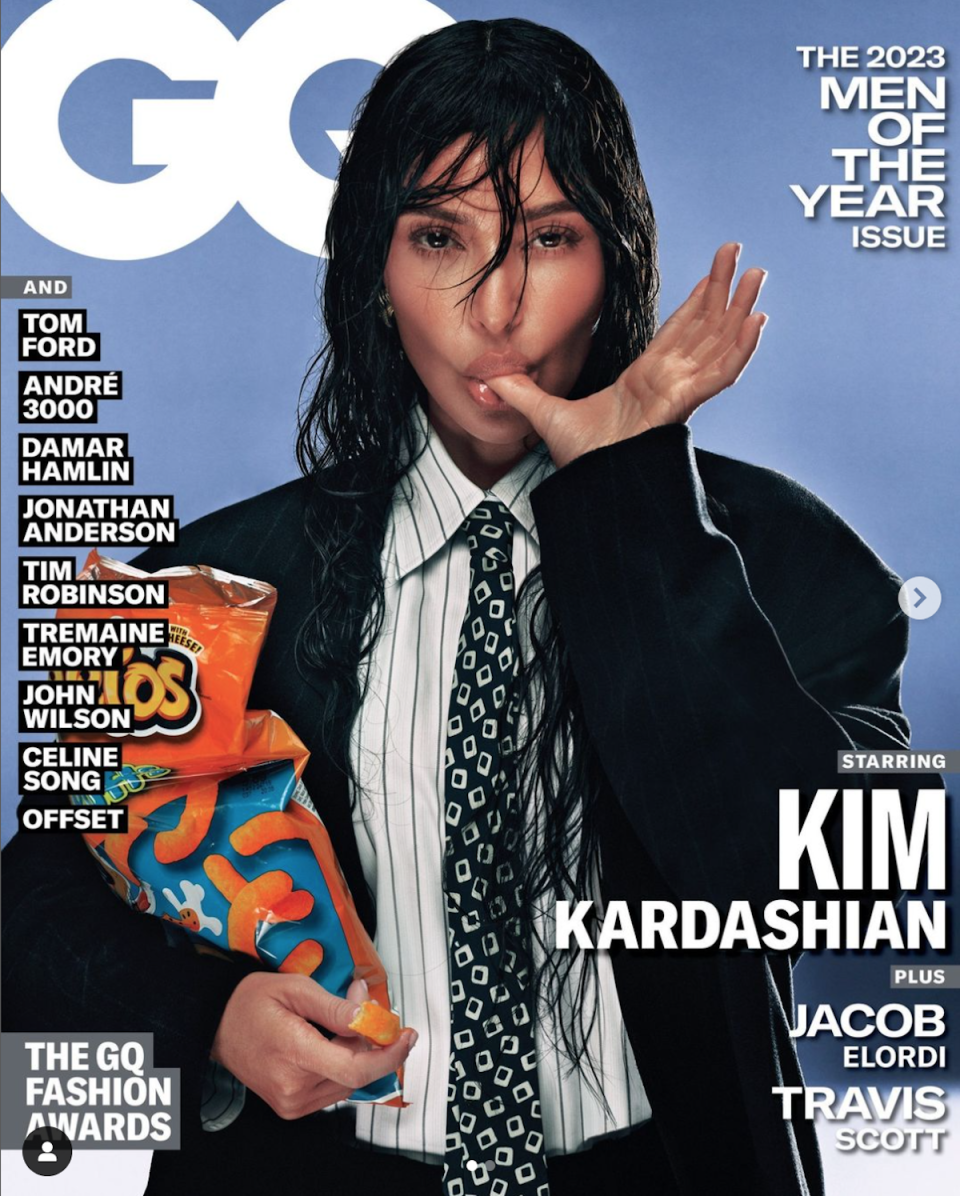 Kim Kardashian's cover caused mixed reactions. Photo: GQ 