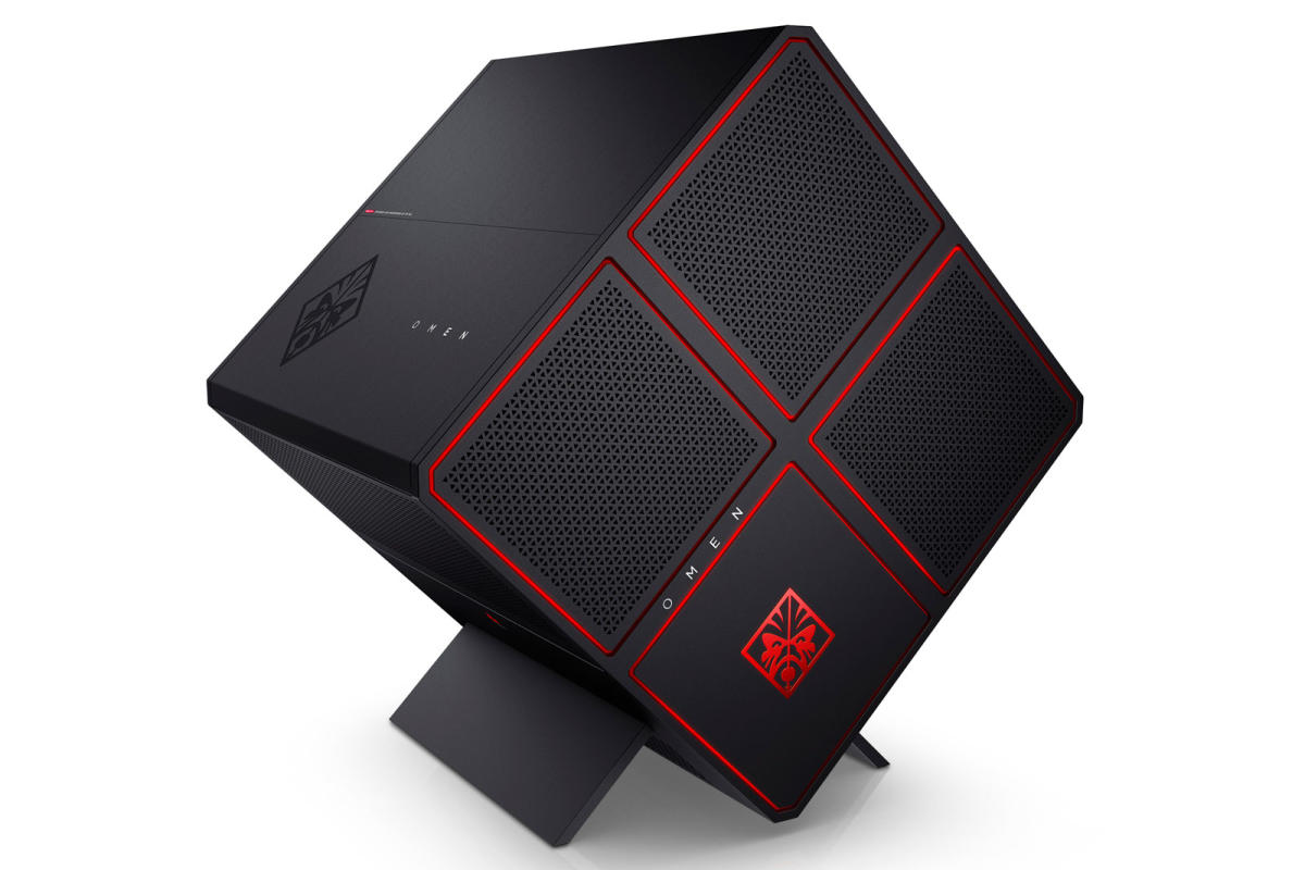 new Omen gaming PCs include a cube-shaped desktop |