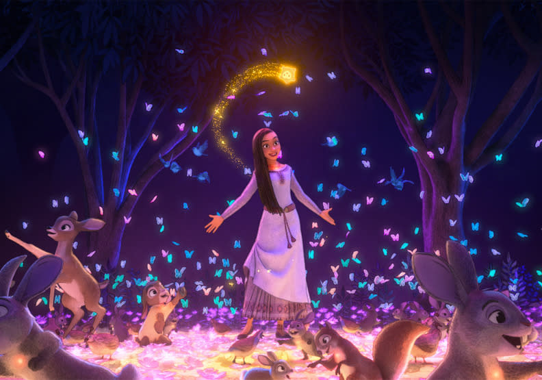 《星願》的畫面非常優美奇幻。Disney