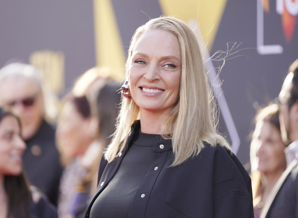 Uma Thurman no quiso perderse los festejos cuando se cumplen 30 años del estreno de 'Pulp Fiction', la película que le valió su única nominación al Oscar, la convirtió en musa y estrella. (Foto de Presley Ann/Getty Images for TCM)