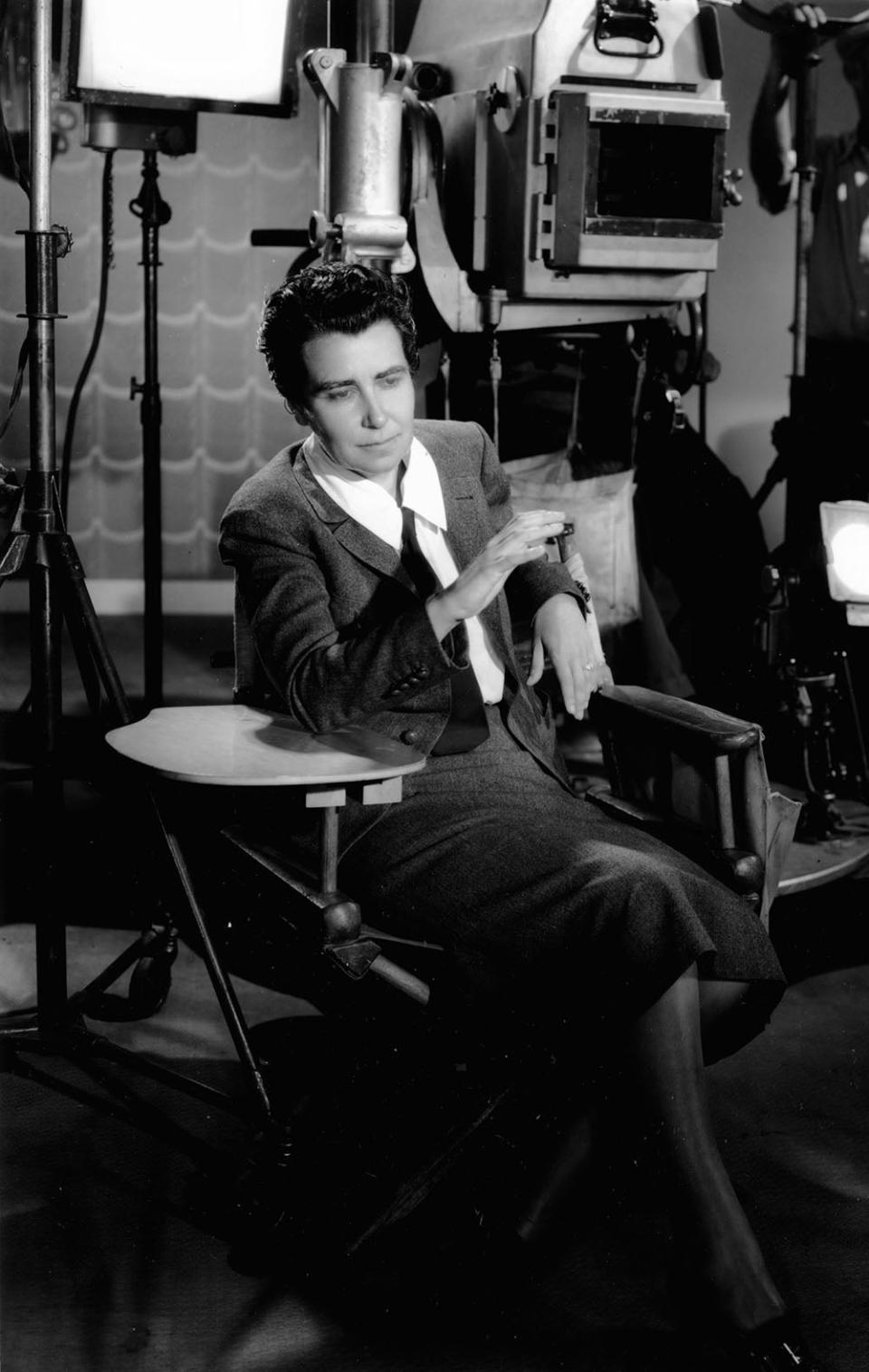 Running the show: Dorothy Arzner photographed on one of her film sets in the 1930s (Kobal/Shutterstock)