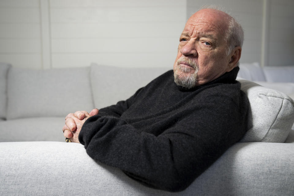 Director Paul Schrader poses for portrait photographs for the film 'Oh, Canada', at the 77th international film festival, Cannes, southern France, Friday, May 17, 2024. (Photo by Scott A Garfitt/Invision/AP)