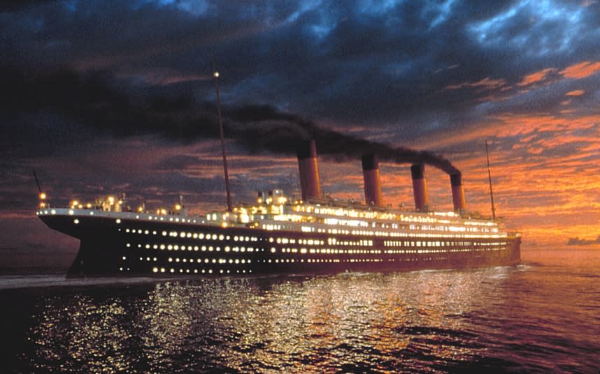 A scene from the Titanic film: The Titanic II ship will be an exact replica of the original vessel