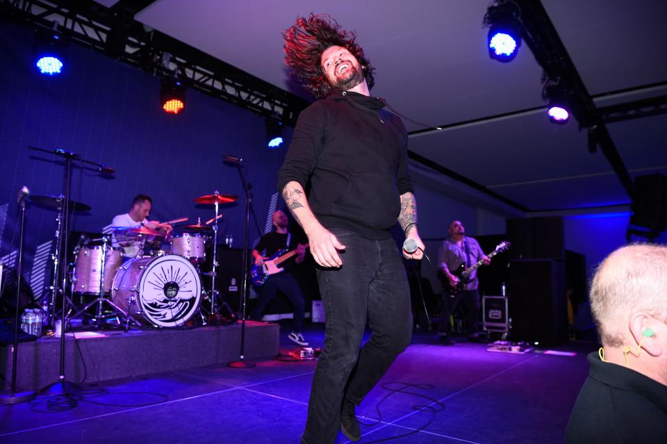 Taking Back Sunday (pictured here performing at the Lexus Pop Up Concert Series at iPlay America on November 16, 2016 in Freehold, New Jersey) will headline Sad Summer Festival at The Sound on July 7.