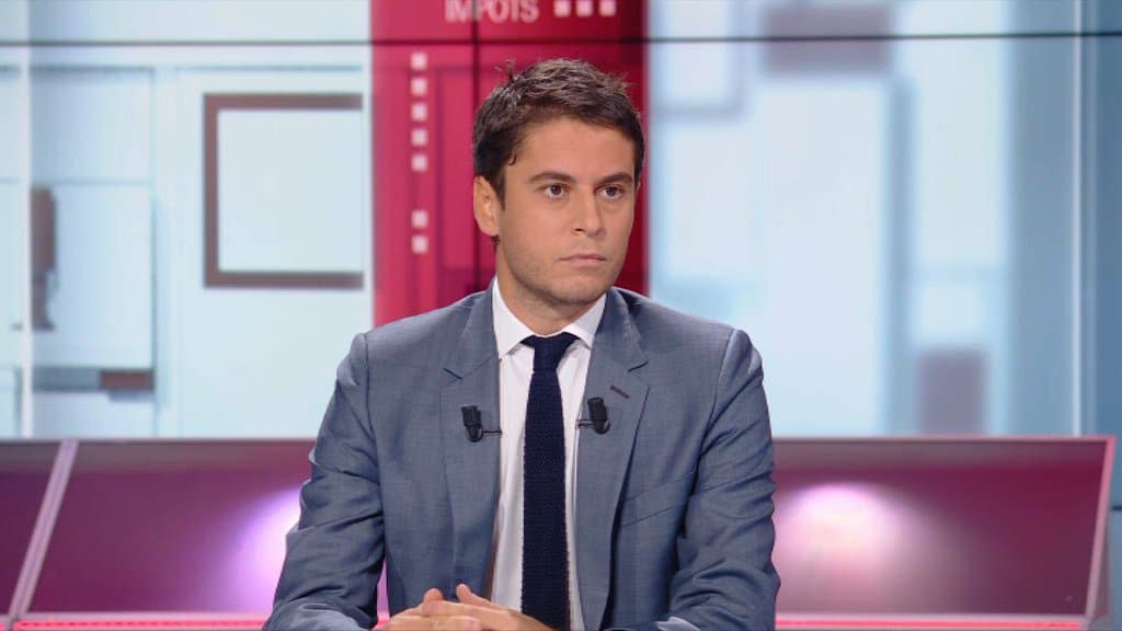 Gabriel Attal, porte-parole du gouvernement, le 18 octobre 2020 - BFMTV / Capture d'écran