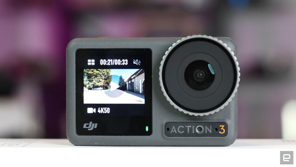 <p>DJI Osmo Action 3: Far more battery life, fast charging and a spiffy new mount</p>
