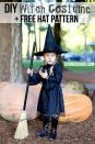 <p>Don't already have a black dress? Make your own (and a hat!) with a little lace like Abby from <a href="https://www.sewmuchado.com/2015/10/free-witch-hat-pattern-diy-witch-costume.html" rel="nofollow noopener" target="_blank" data-ylk="slk:Sew Much Ado;elm:context_link;itc:0;sec:content-canvas" class="link ">Sew Much Ado</a>.</p><p><strong>Get the tutorial at <a href="https://www.sewmuchado.com/2015/10/free-witch-hat-pattern-diy-witch-costume.html" rel="nofollow noopener" target="_blank" data-ylk="slk:Sew Much Ado;elm:context_link;itc:0;sec:content-canvas" class="link ">Sew Much Ado</a>. </strong> </p><p><a class="link " href="https://www.amazon.com/Junxia-Floral-Pattern-Ribbon-Fabric/dp/B01KV6SVSK/ref=sr_1_2_sspa?tag=syn-yahoo-20&ascsubtag=%5Bartid%7C10050.g.28304812%5Bsrc%7Cyahoo-us" rel="nofollow noopener" target="_blank" data-ylk="slk:SHOP BLACK LACE FABRIC;elm:context_link;itc:0;sec:content-canvas">SHOP BLACK LACE FABRIC</a></p>