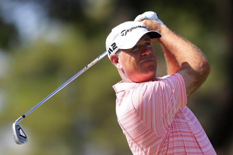 Stewart Cink is in contention at Torrey Pines. (Getty Images)