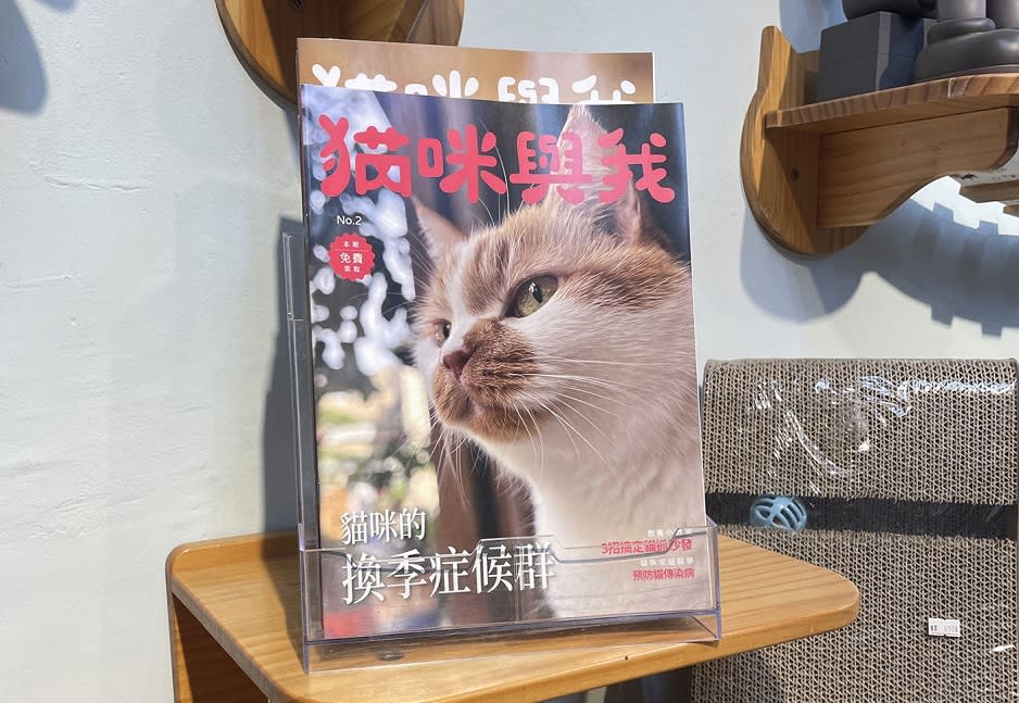 ▲貓咪專門雜誌《貓咪與我》第二期，全台好評發行中。(業者提供)