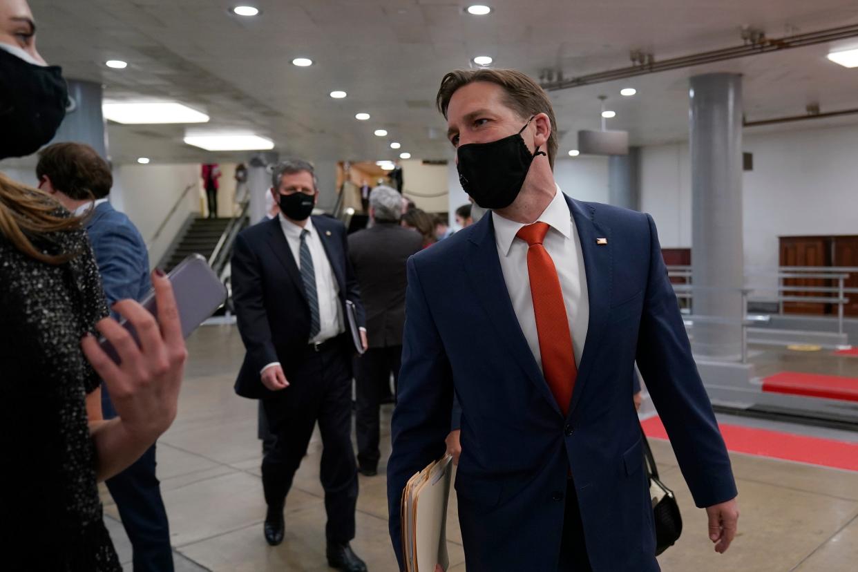 Sen Ben Sasse on Capitol Hill. (Copyright 2021 The Associated Press. All rights reserved.)