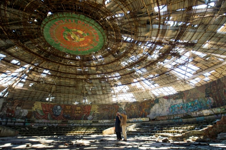 Inaugurated in 1981, the Buzludzha monument fell into disrepair following the collapse of the Iron Curtain in 1989 and now lies empty and crumbling