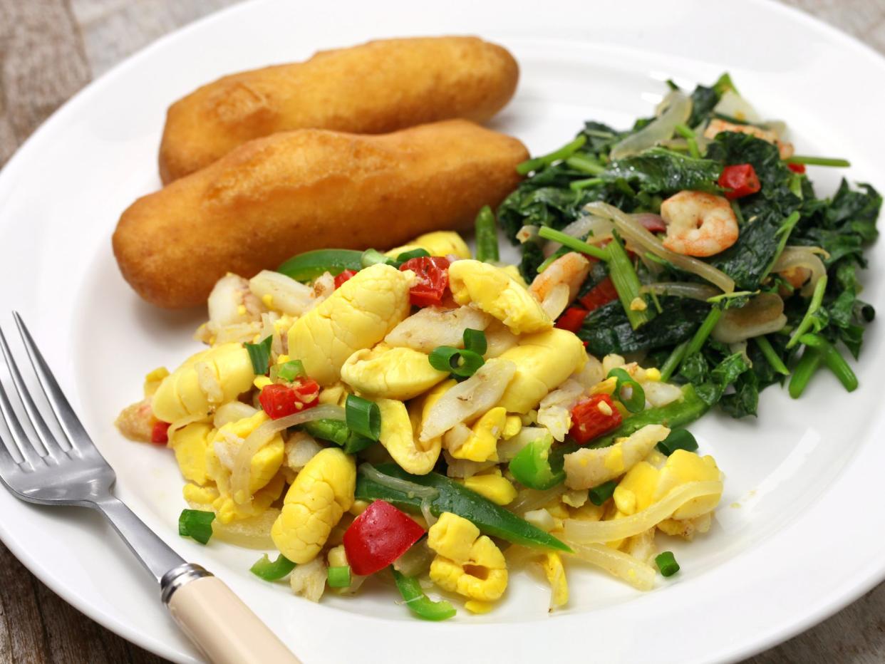 jamaican breakfast, ackee and saltfish, callaloo, jamaican festivals