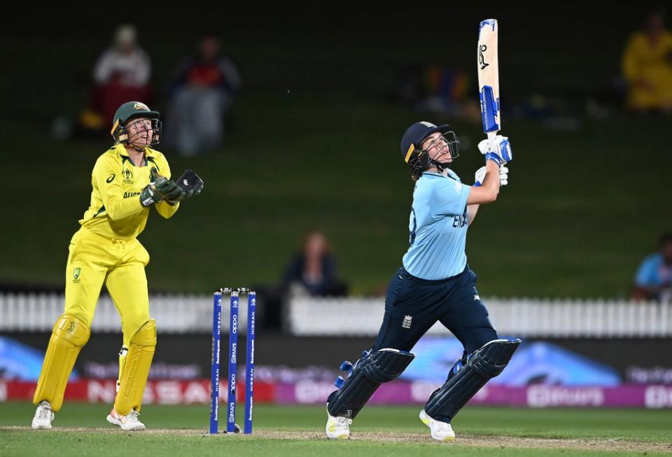 Sciver made a brilliant century but England fell short (Andrew Cornaga/Photosport via AP) (AP)