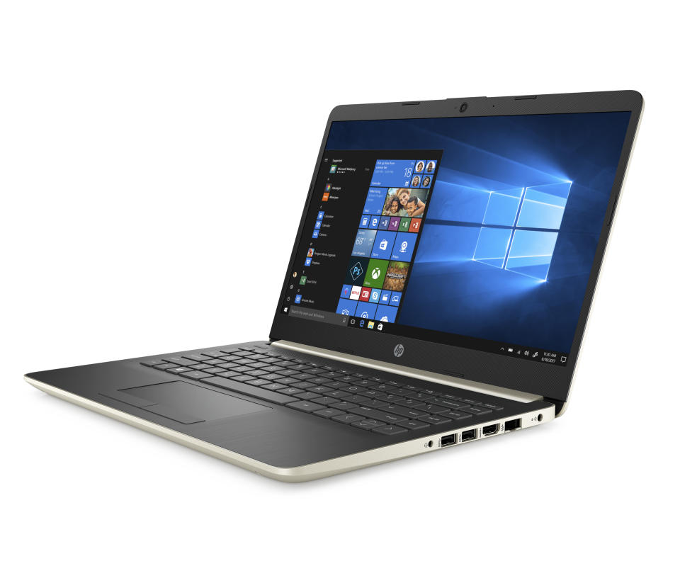 The HP 14 Slim is a great pick up to go back to school. (Photo: Walmart)