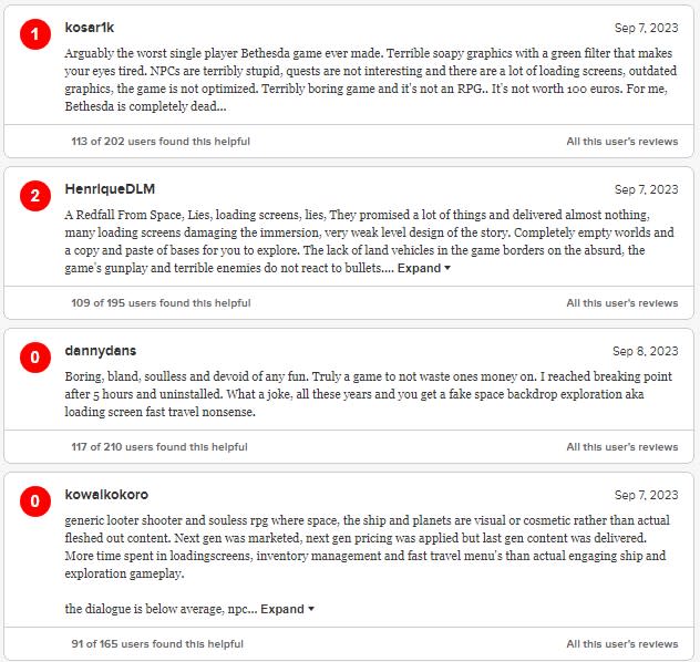 Es Redfall en el espacio”, haters hacen review bombing a Starfield en  Metacritic