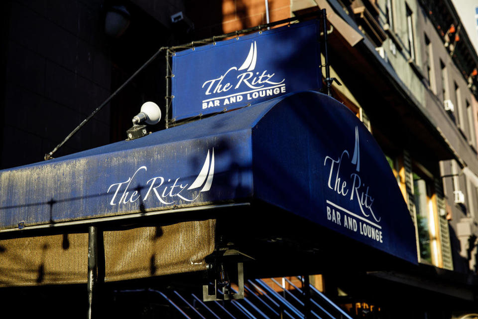 The Ritz Bar and Lounge in Hell's Kitchen. (Julius Constantine Motal / NBC News)