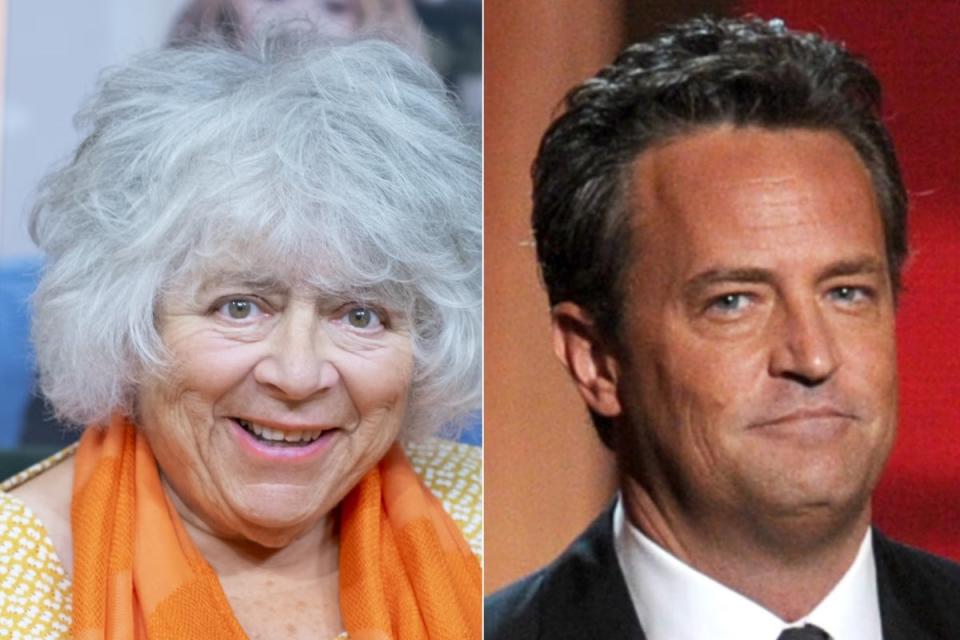 Miriam Margolyes bedauert die Frage von Matthew Perry in „The Graham Norton Show“ (Getty Images)